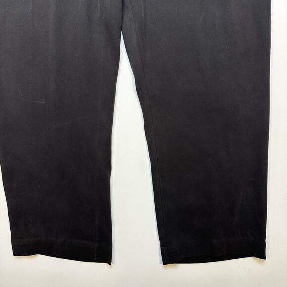 Soft Surrounding Silk Drawstring Pants Black Large Petite - Picture 2 of 7
